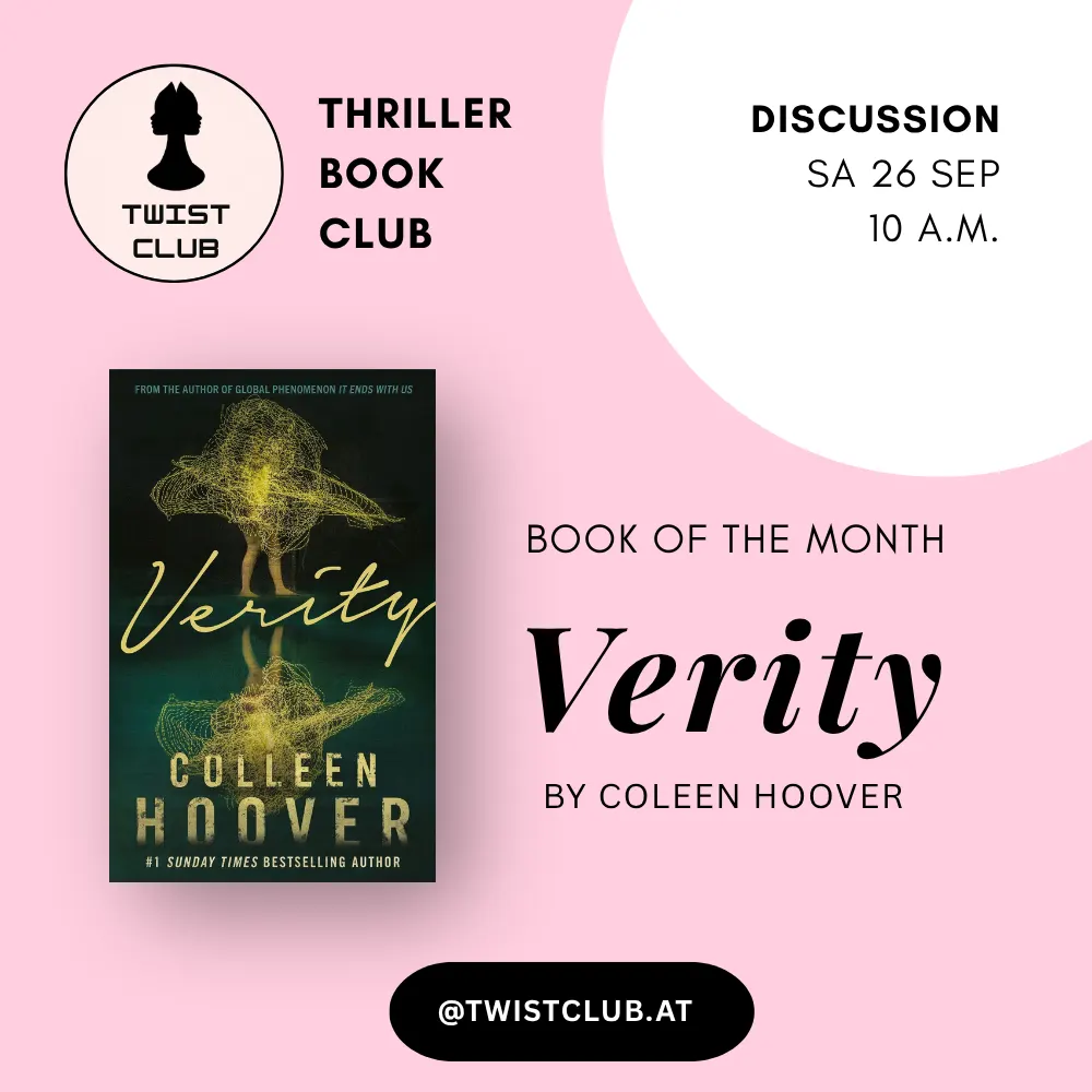 Twist Club — Verity | Vienna Thriller Book Club