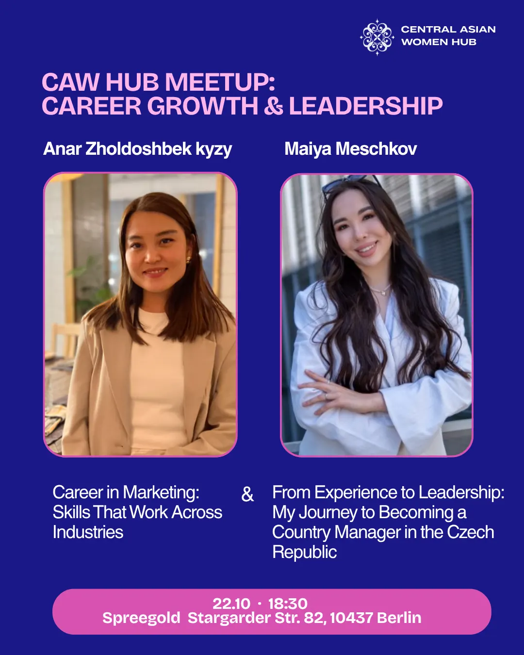 Сentral Asian Women Meetup: Connect, Inspire & Grow