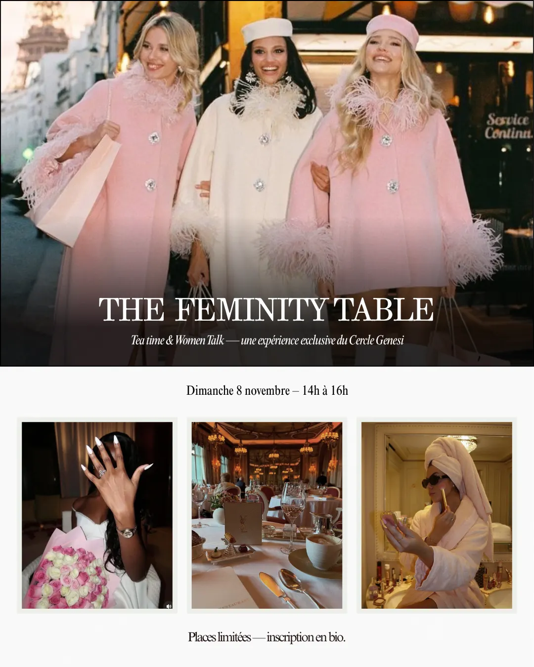 THE FEMINITY TABLE : Tea time & Women Talk