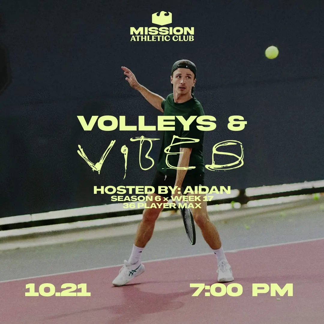 Aidan Hosts Volleys & Vibes: SZN 6 x WEEK 17