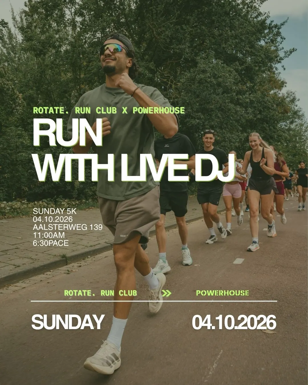 ROTATE. RUN CLUB X POWERHOUSE