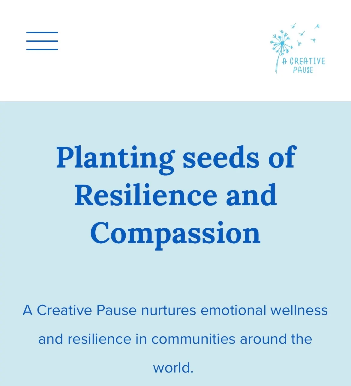 A Creative Pause