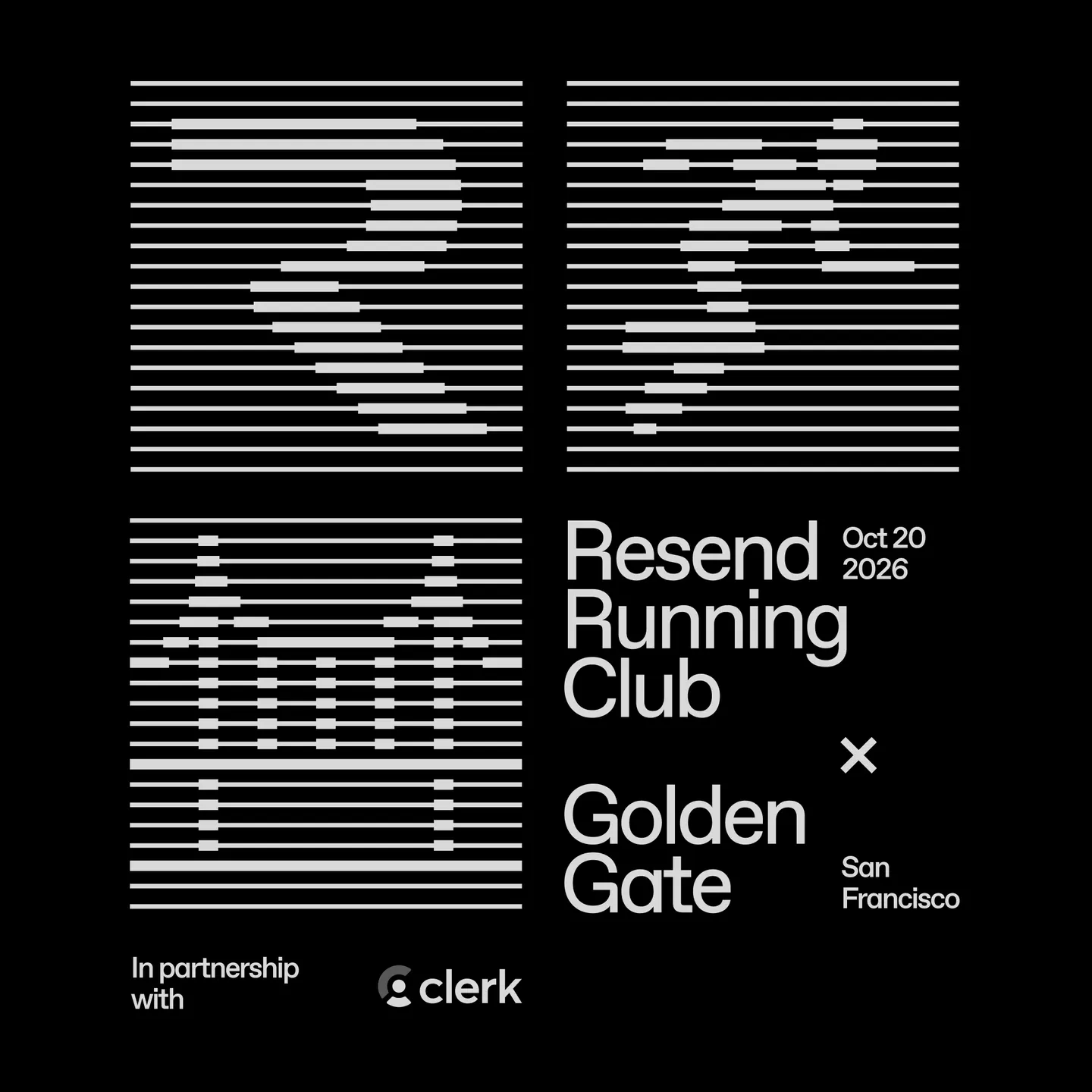 Resend Running Club x Golden Gate
