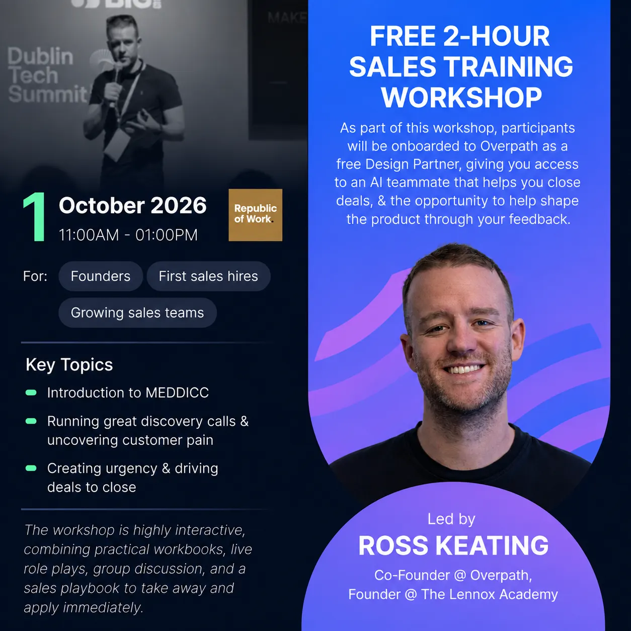 Overpath Sales Workshop
