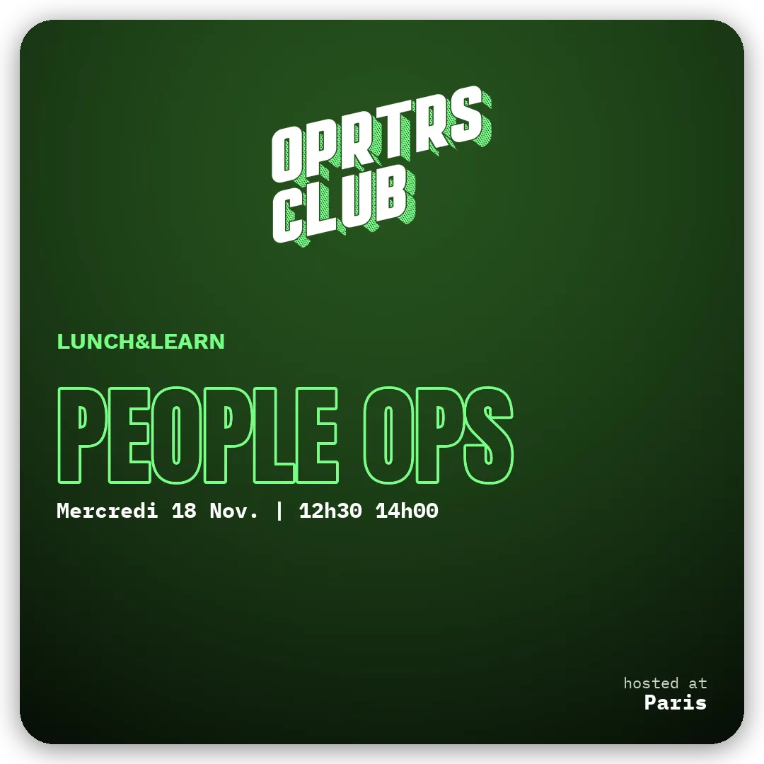 OPRTRS Lunch & Learn | People Squad