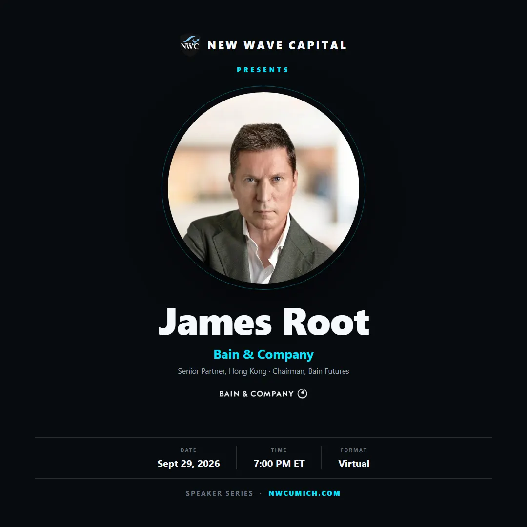 NWC Speaker Series: James Root, Bain & Company