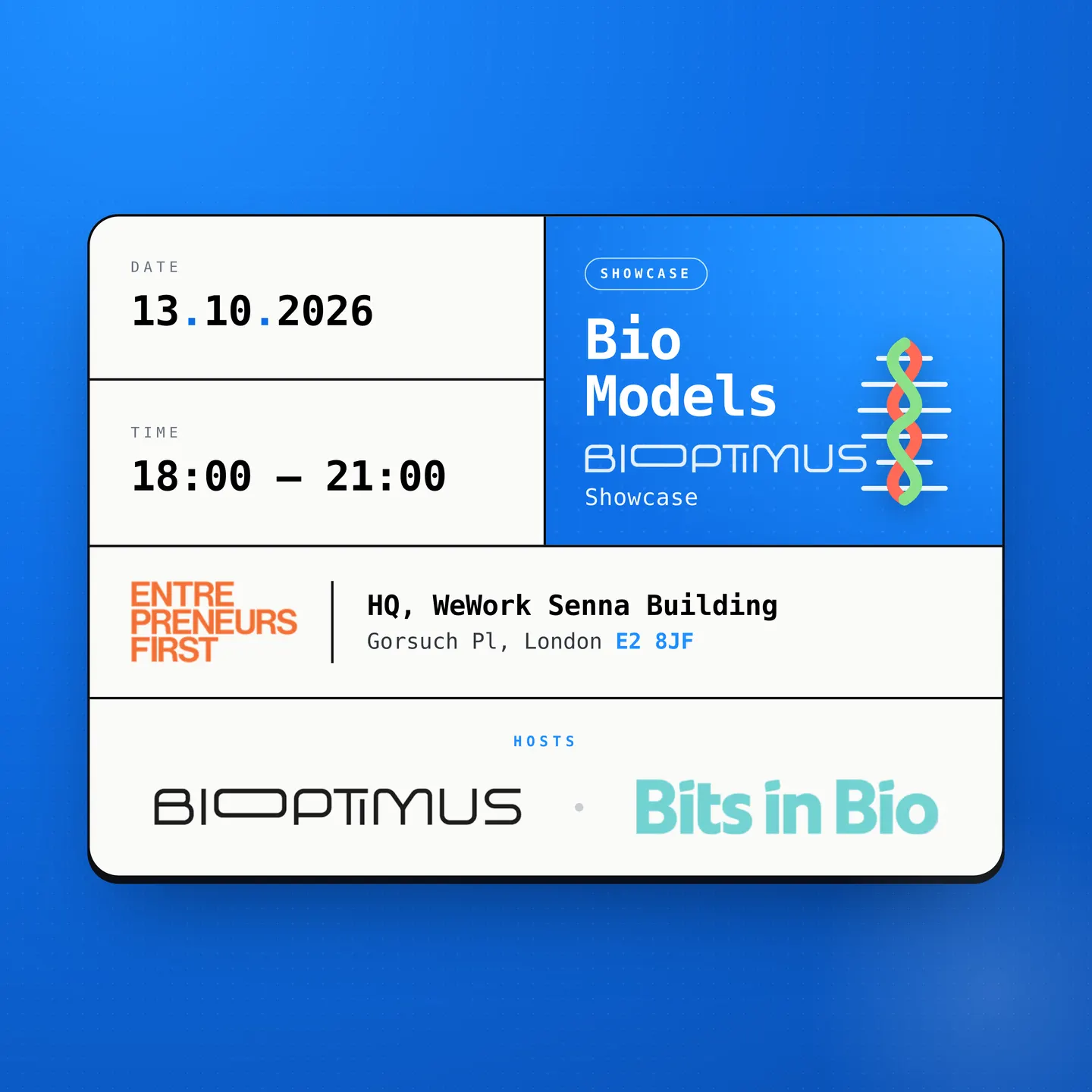Foundation Models for Biology: Bioptimus Showcase