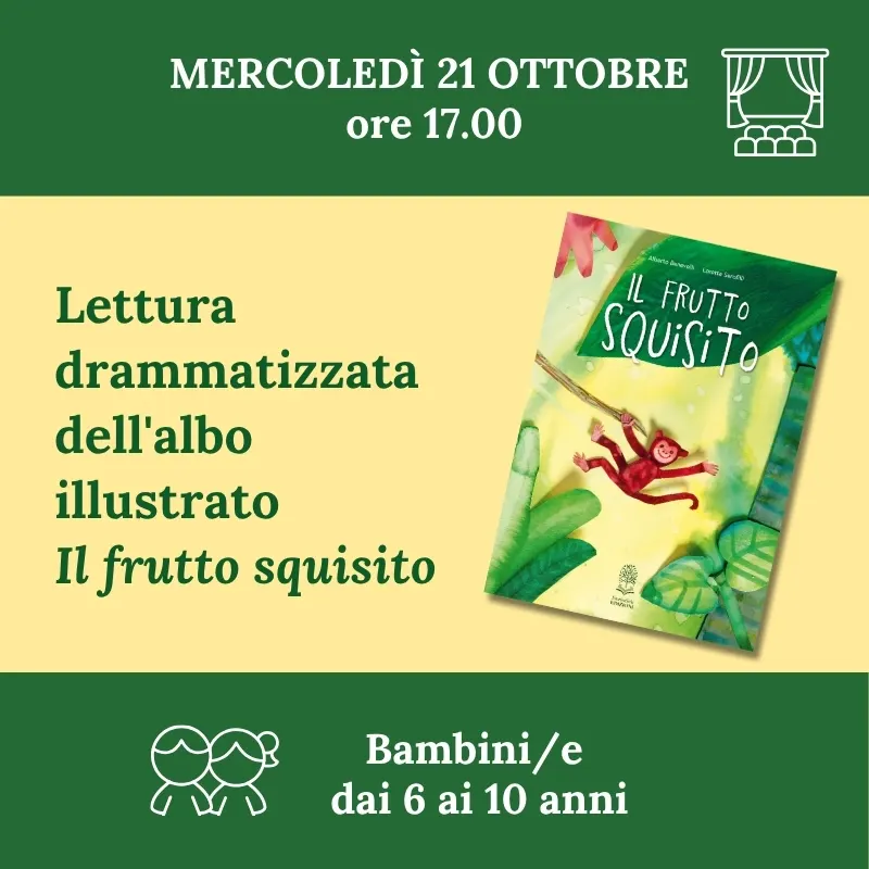 Leggere un libro, vivere un libro: lettura drammatizzata dell'albo illustrato "Il frutto squisito"