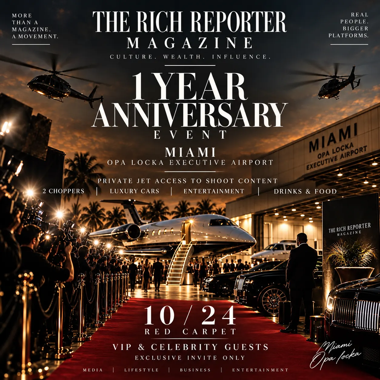 The Rich Reporter Magazine 1 Year Anniversary
