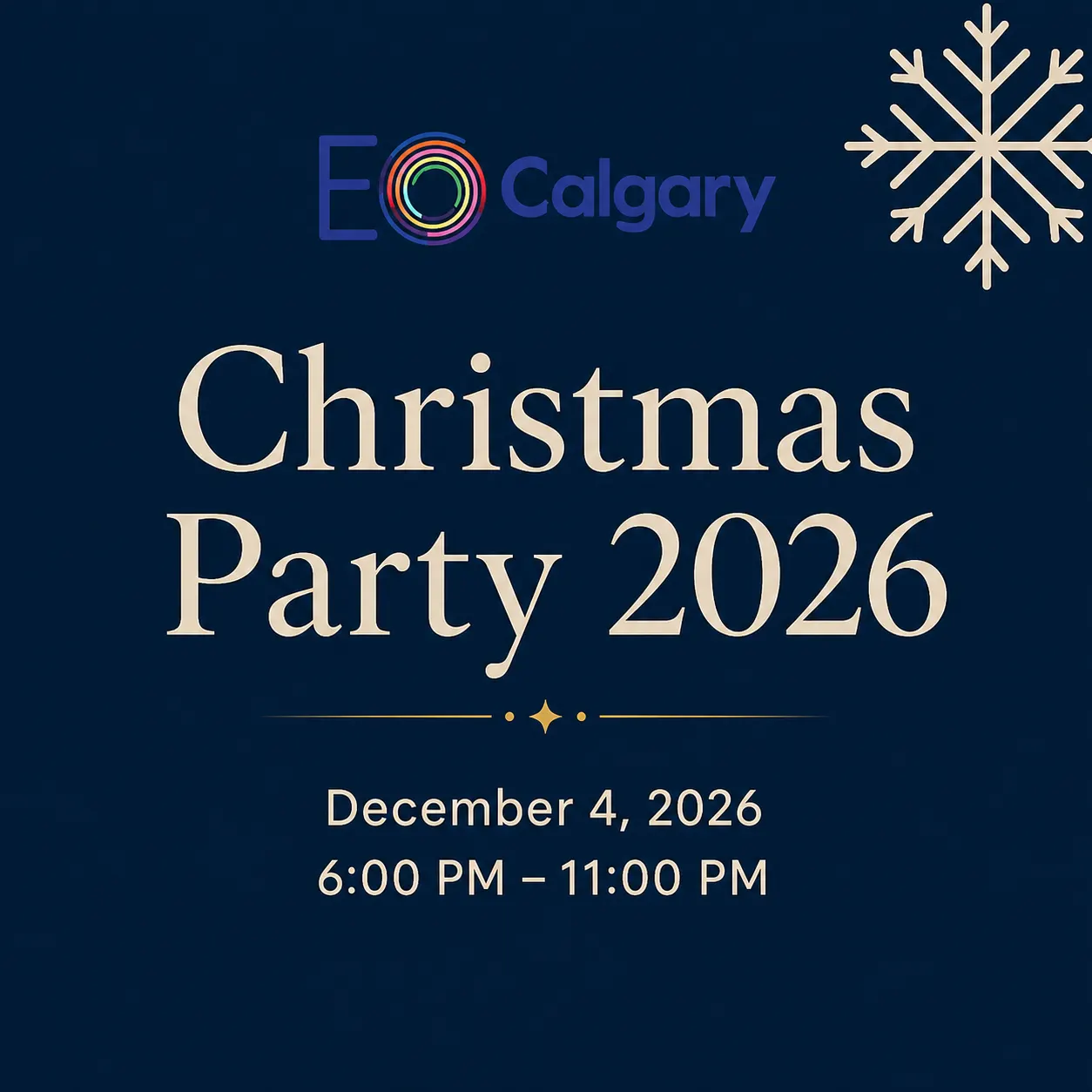 EO Calgary Christmas Party