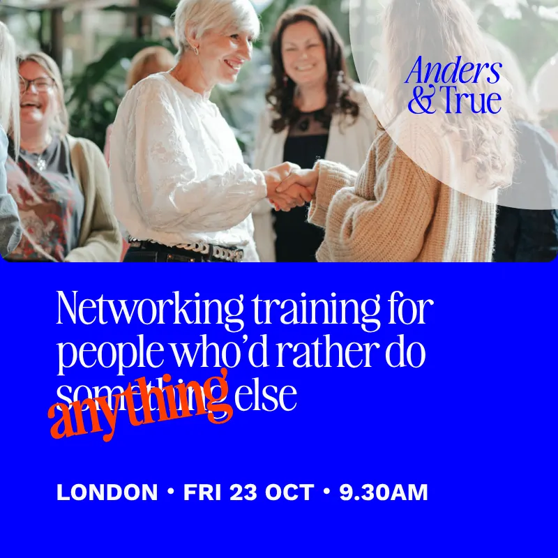 Networking Training: For People Who'd Rather Do Anything Else