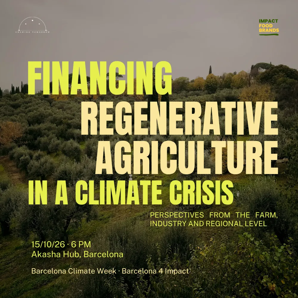 Financing Regenerative Agriculture in a climate crisis: Perspectives from the farm, industry and regional level