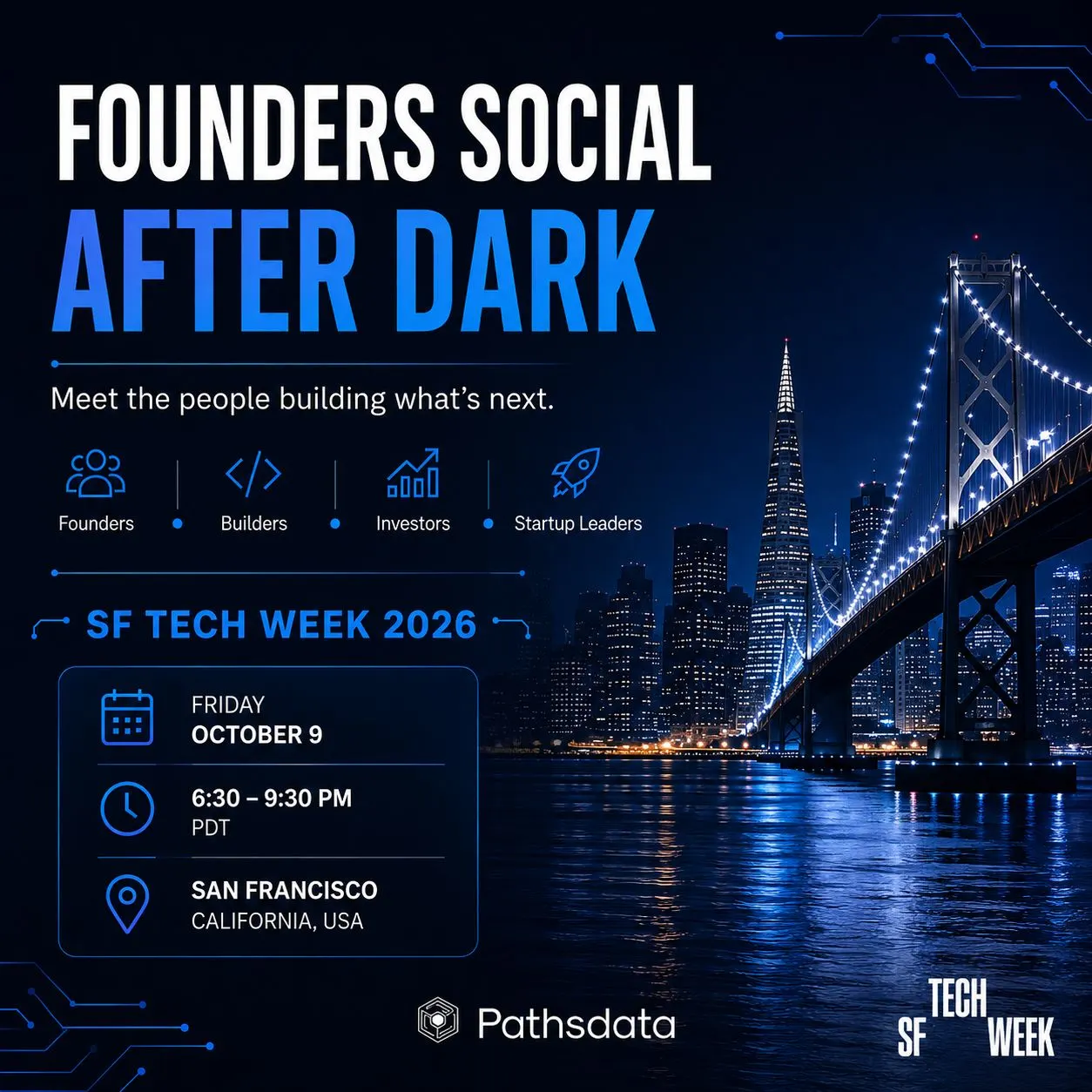 Founders Social After Dark — #SFTechWeek