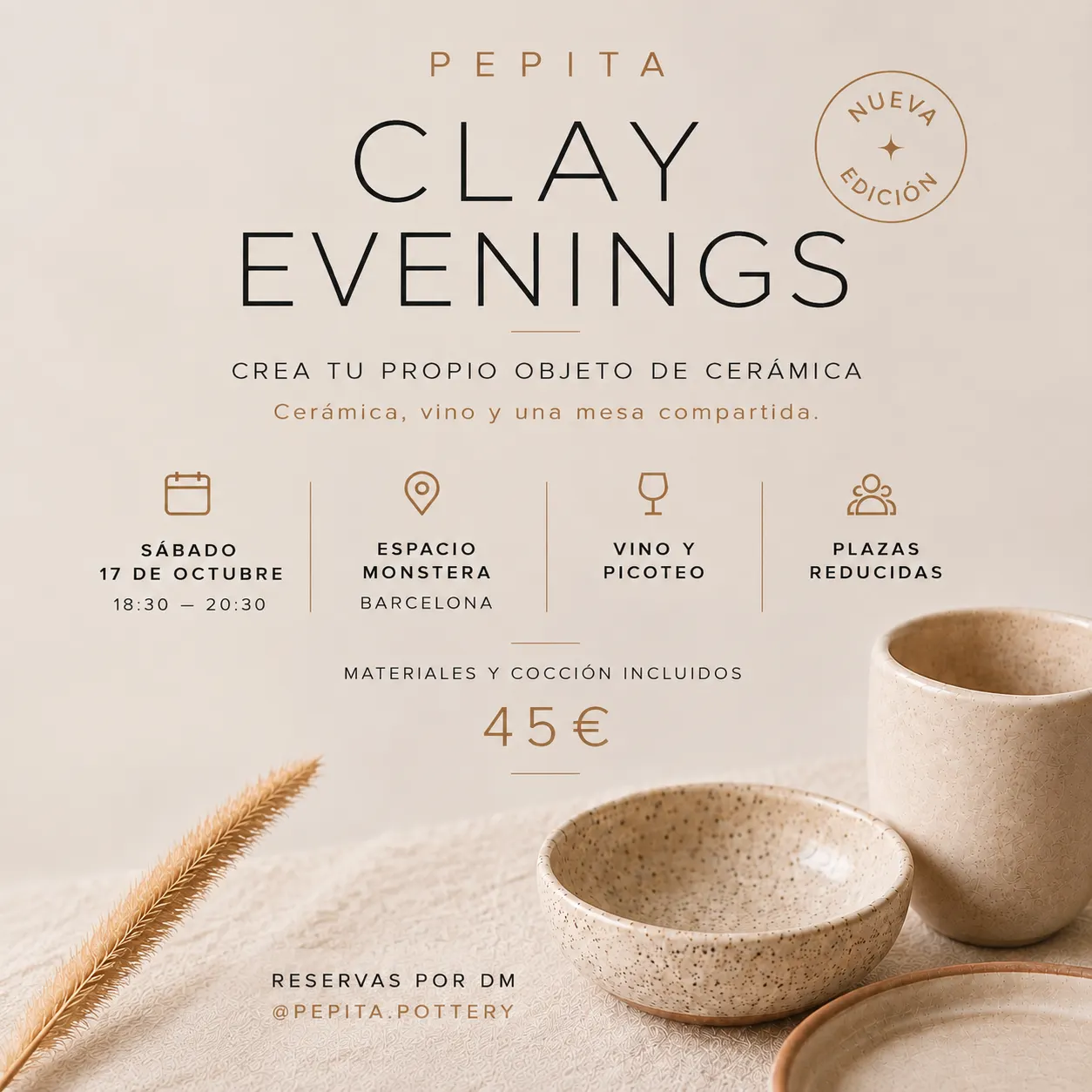 Pepita Clay Evenings