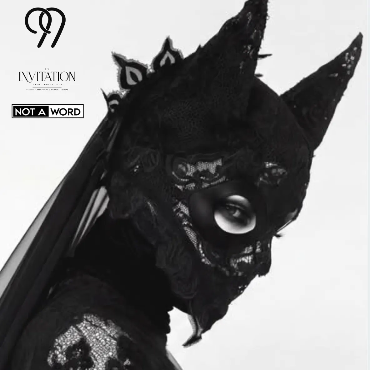 Fashion Meets Fantasy: A Monochrome Halloween