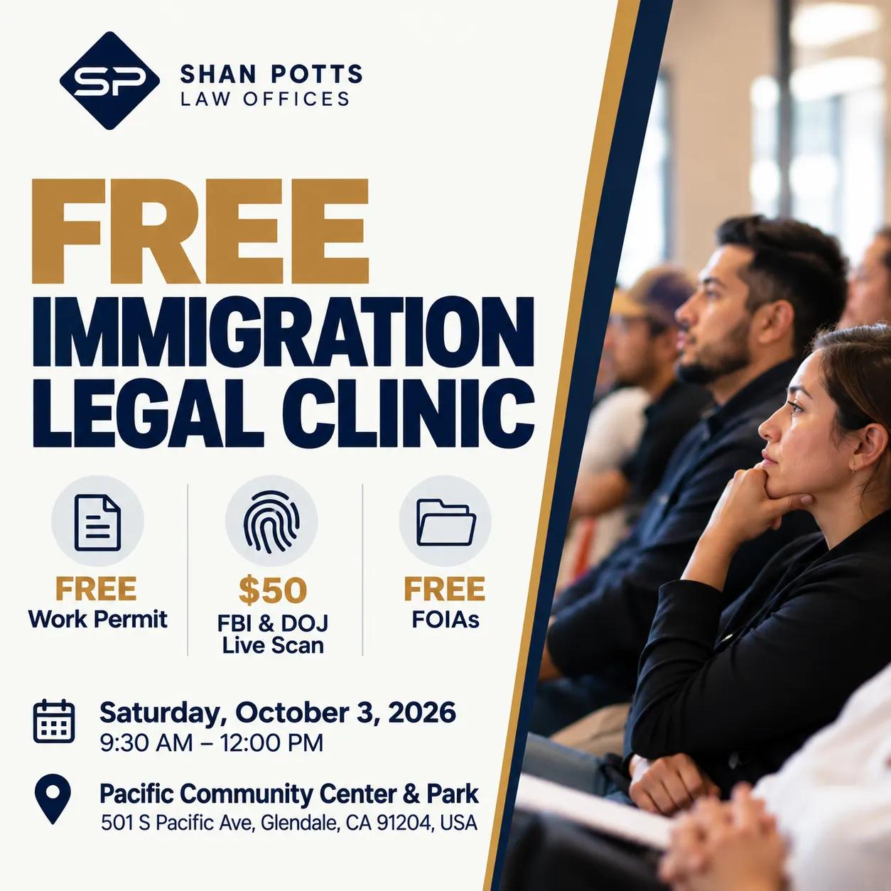 Free Immigration Legal Clinic (Free Work Permits)