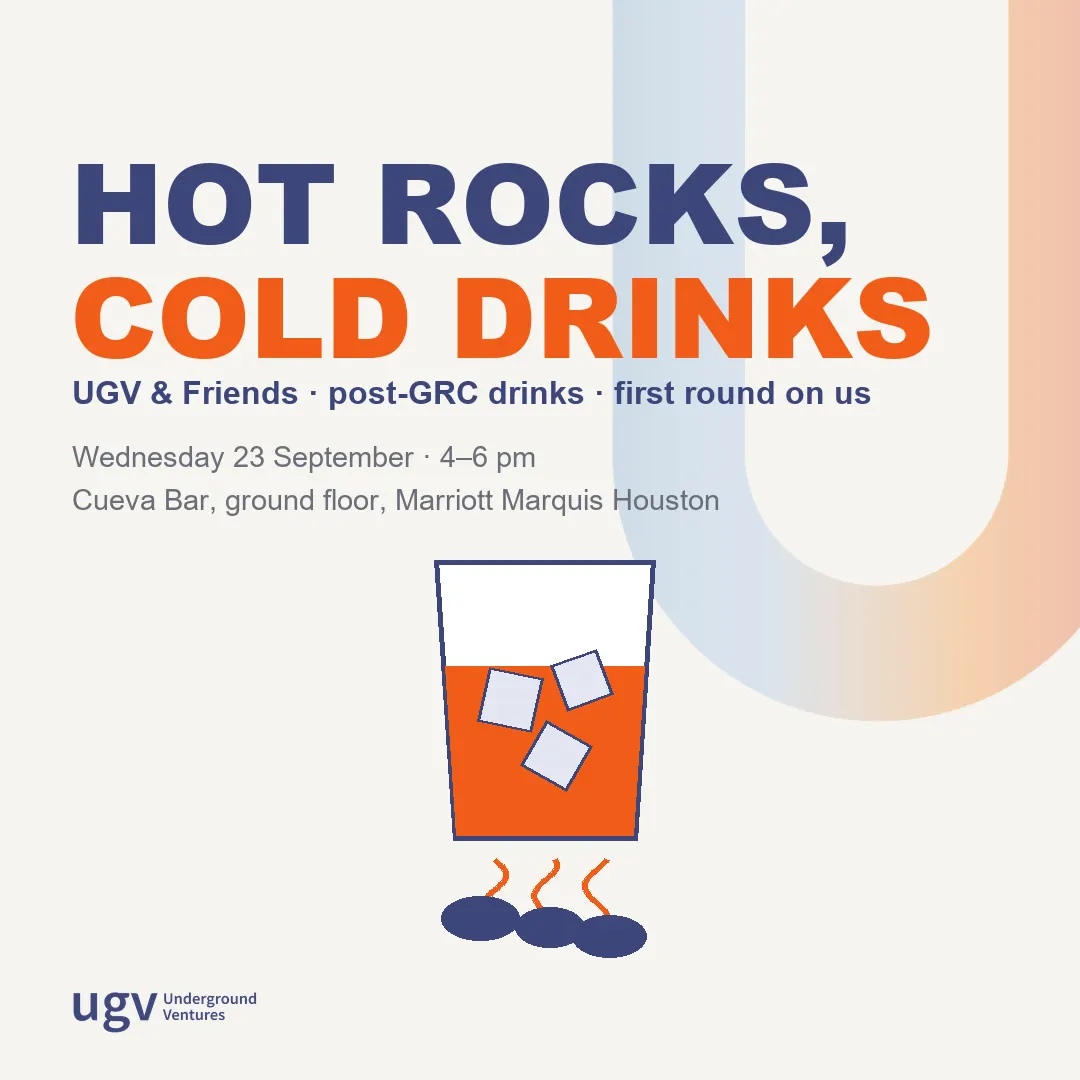 UGV & Friends · Post-GRC Drinks