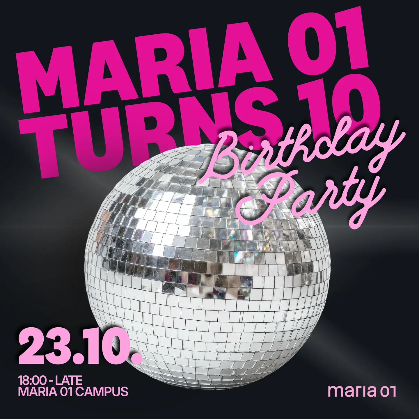 Maria 01 Turns 10: Join the Party!