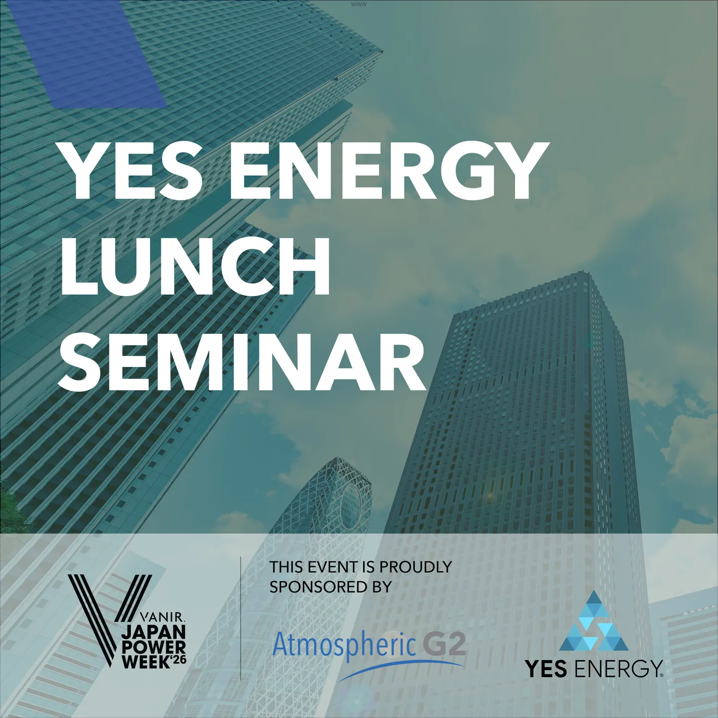 Yes Energy 'Japan Winter Outlook' Lunch seminar
