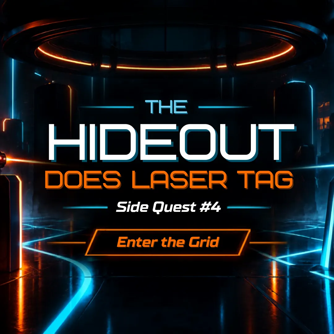THE HIDEOUT DOES LASER TAG | Side Quest #4💥🔫
