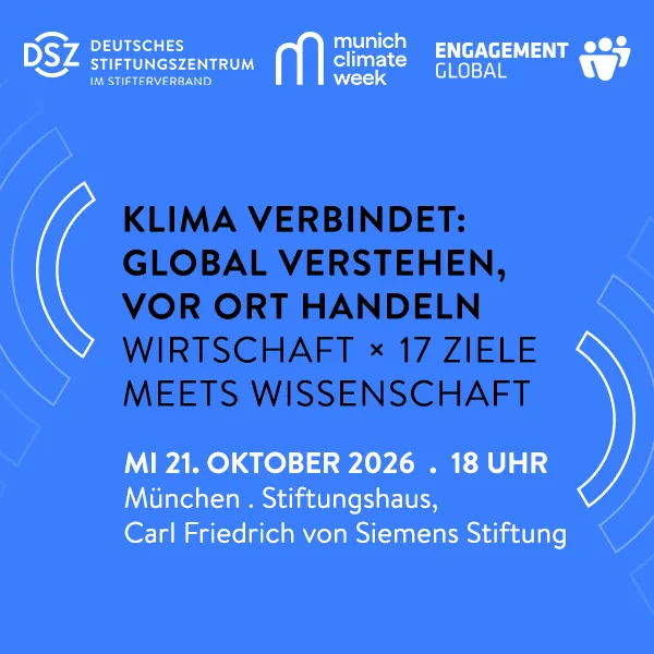 Klima verbindet: Global verstehen, vor Ort handeln