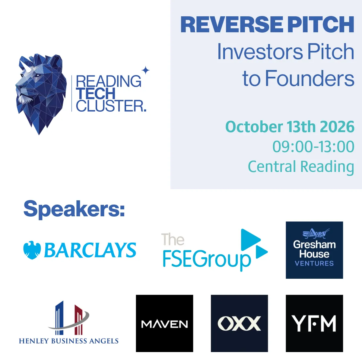 Reverse Pitch Event: Investors Pitch to Tech Founders
