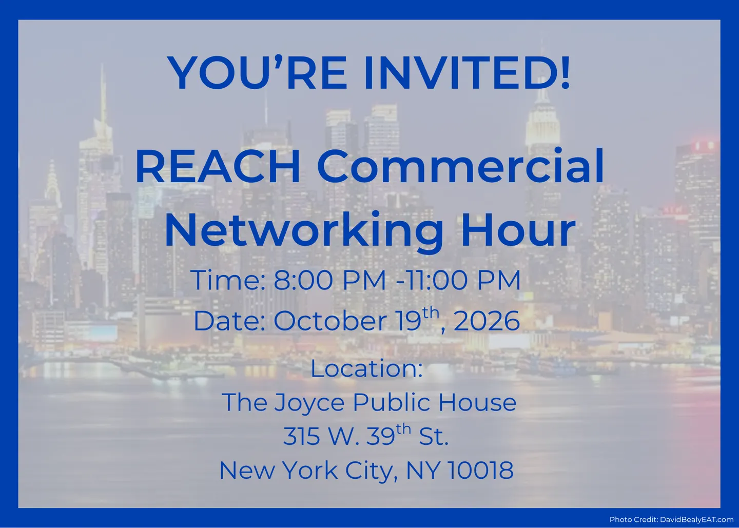 REACH Commercial Networking Hour