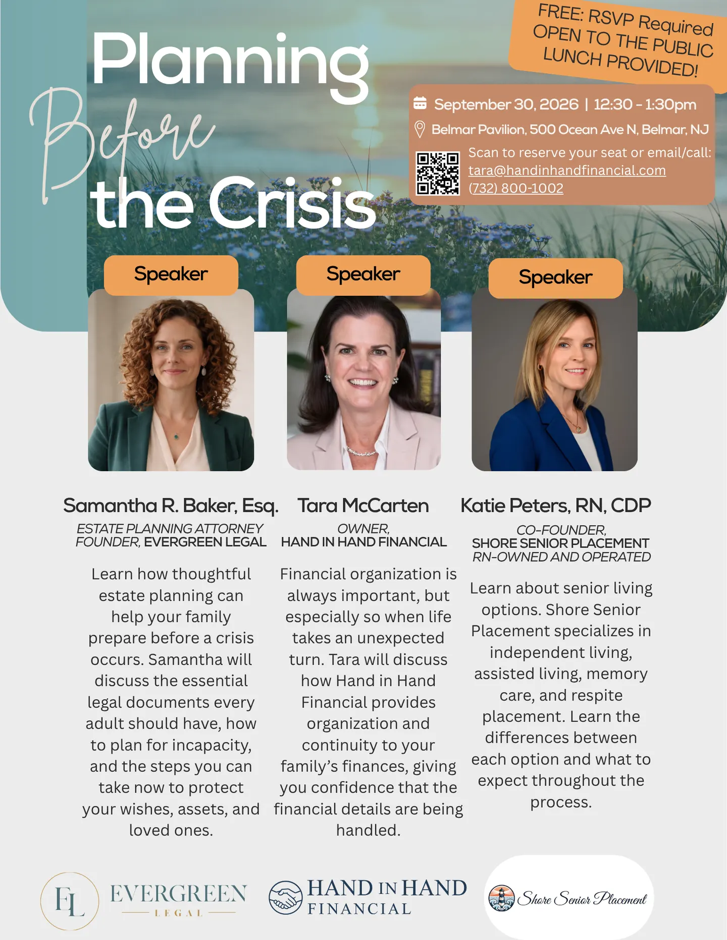 Planning Before the Crisis