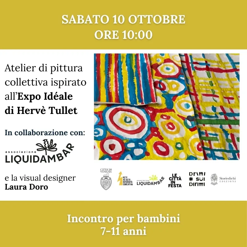 đ¨ POP! Un'esplosione di colori e produzioni collettive (bambini 7-11 anni)