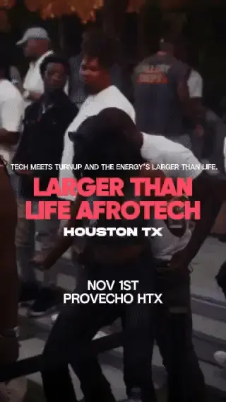 AFROTECH LARGER THAN LIFE DAY PARTY