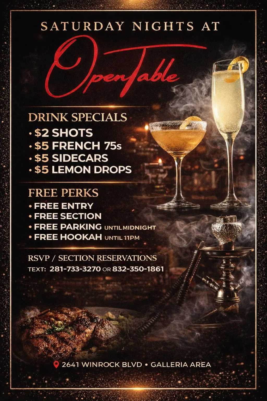 Saturday Nights at Open Table