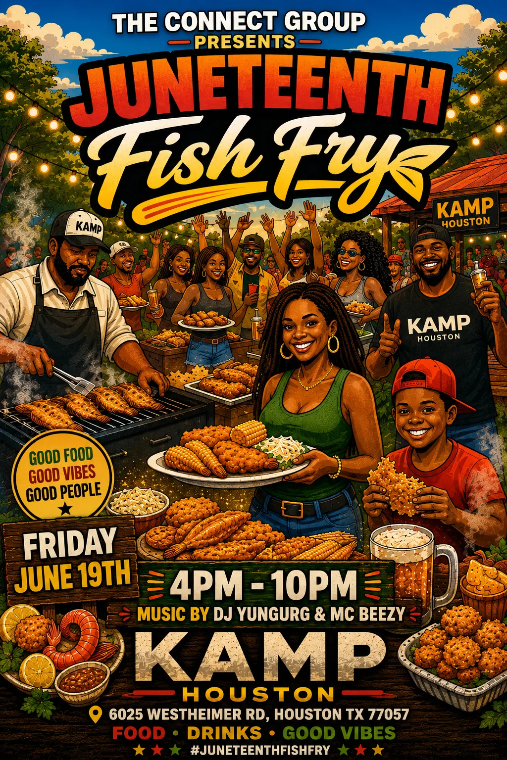 JUNETEENTH FISH FRY | SAT JUN 19 @ PROSPECT TXT "FISHFRY" 832.752.2196 FOR VIP (Copy)