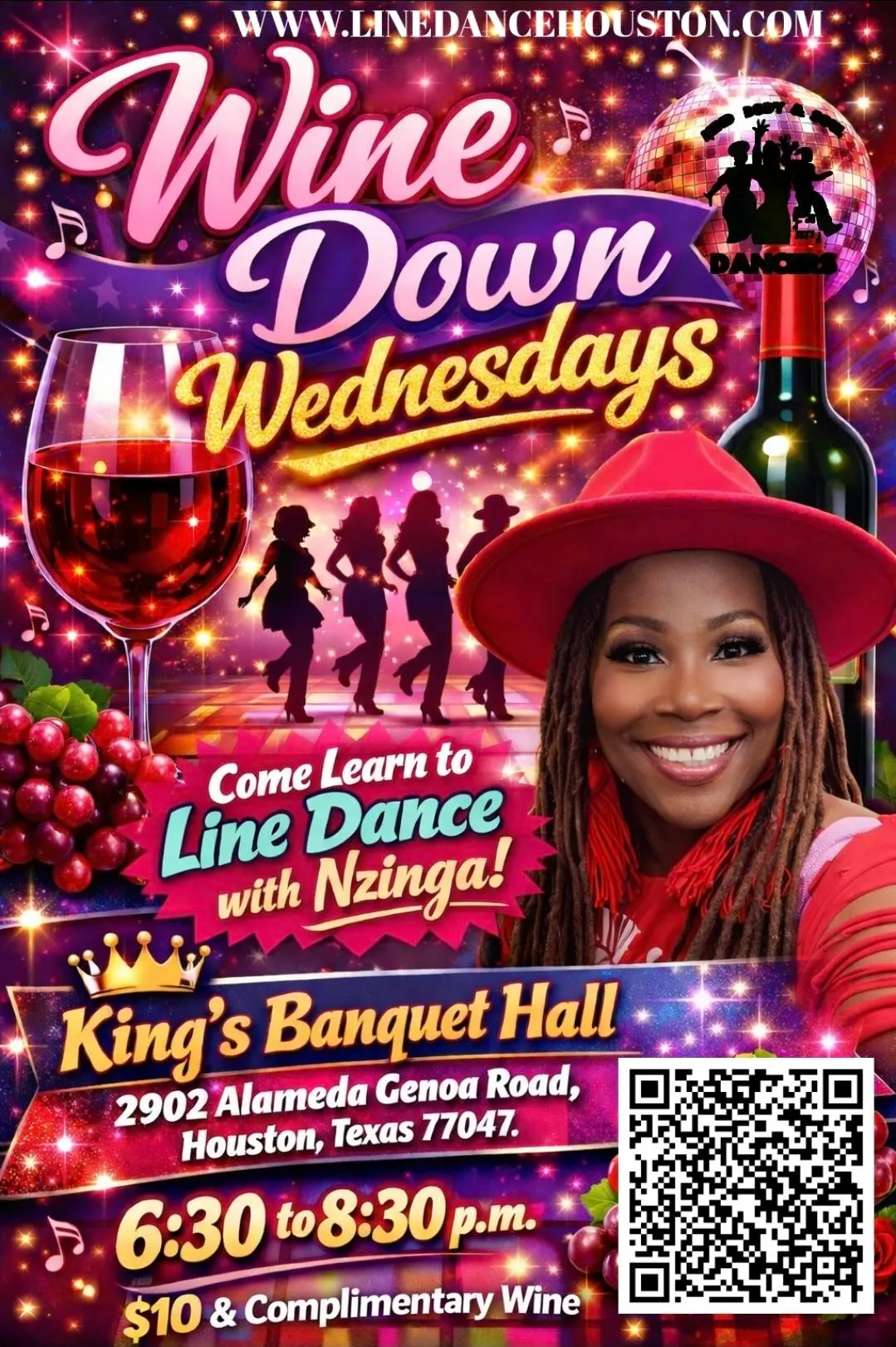 Wine Down WEDNESDAYS : Line Dancing w/ Nzinga