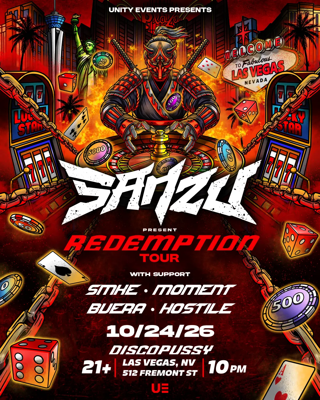 SANZU "REDEMTPION TOUR" W/ UNITY EVENTS ⛩️⚔️
