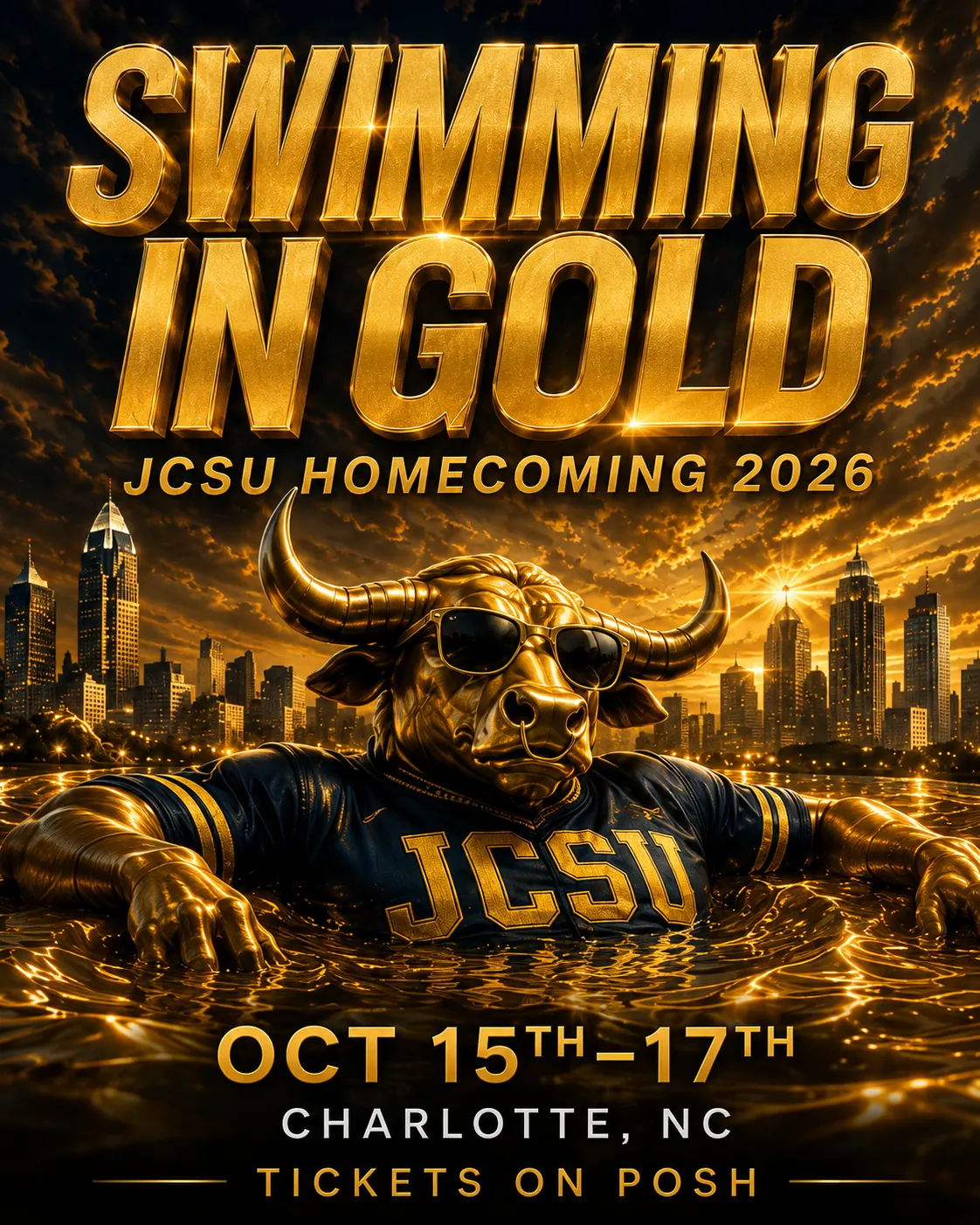 Swimming in Gold JCSU Homecoming 21+ Lineup
