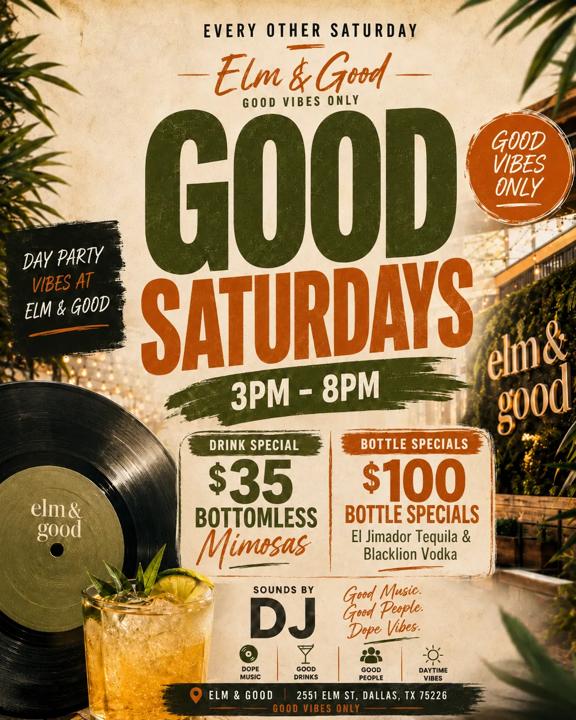 GOOD SATURDAYS: The Day Party
