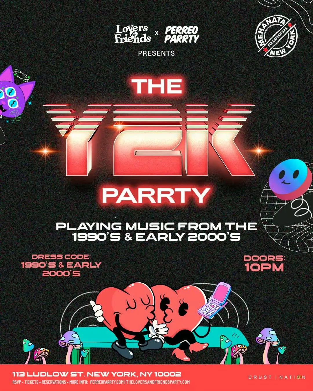 THE Y2K Parrty at the Legendary Mehanata NYC | 18+