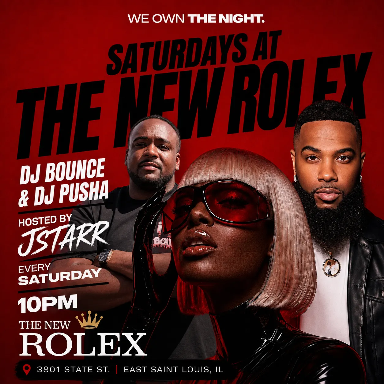 SATURDAYS AT THE NEW ROLEX! (Free Until 11pm Rsvp)