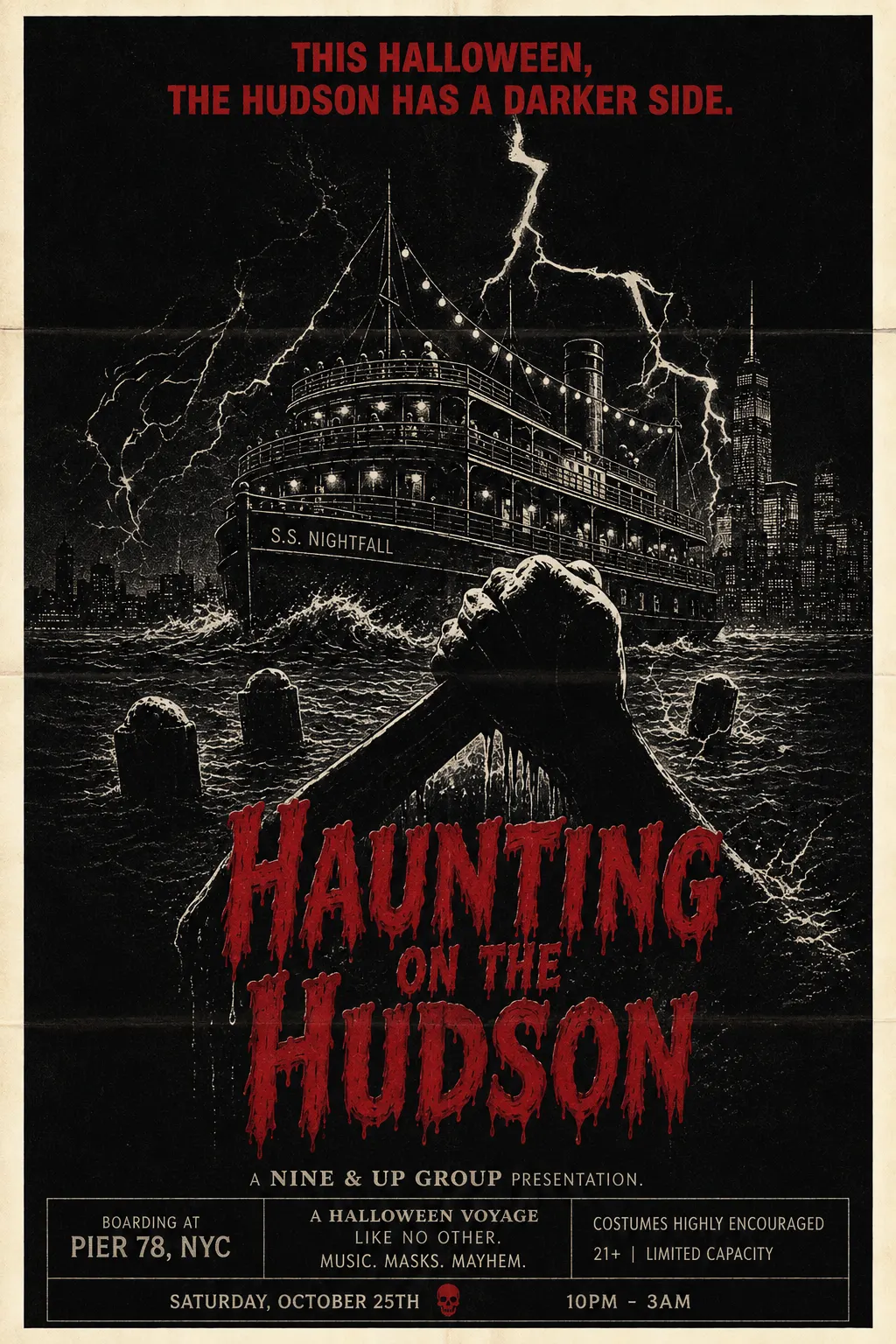 Halloween 2026: Haunting on the Hudson (Boat Party)
