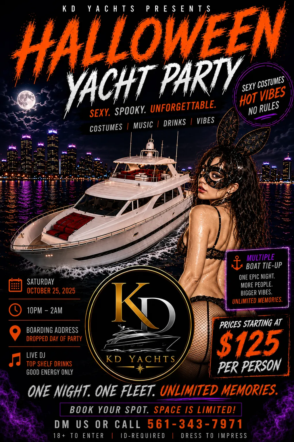 Halloween Yacht Party
