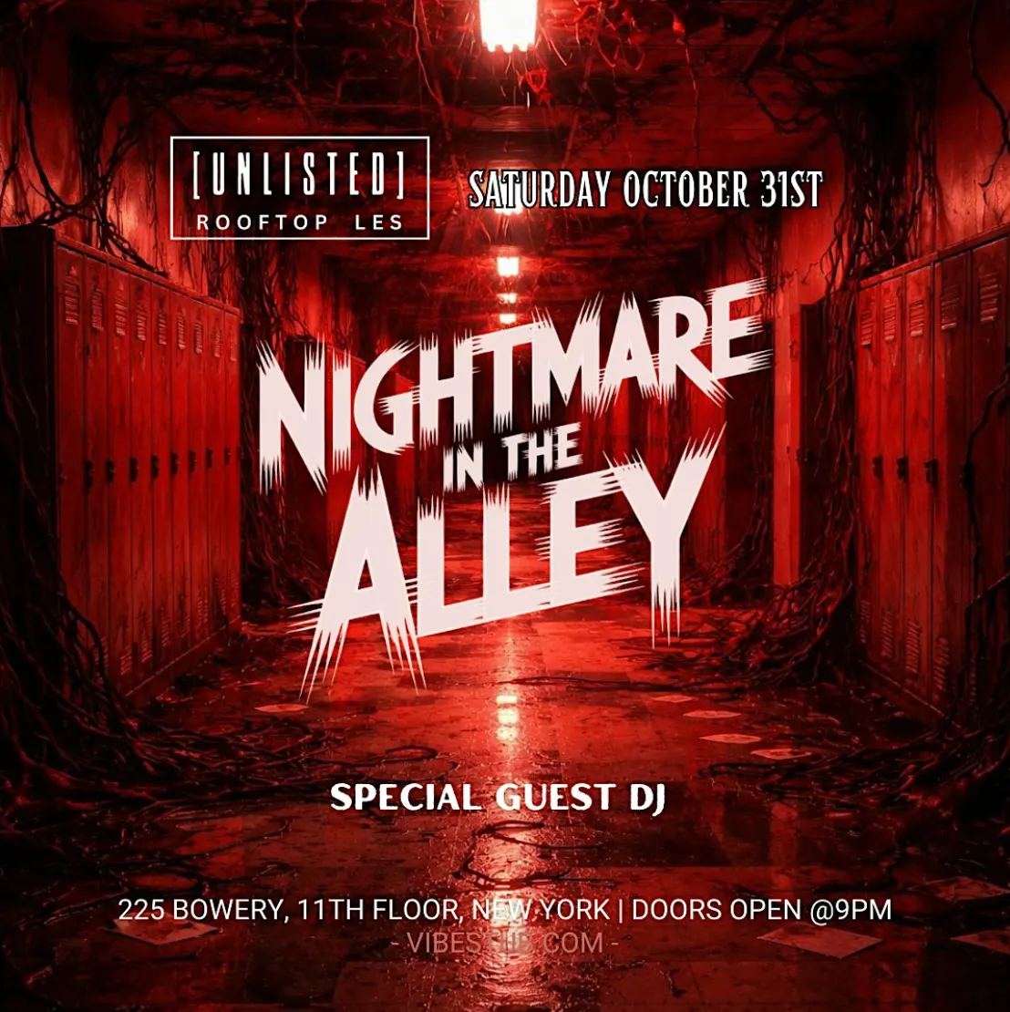 Unlisted Rooftop Halloween Party - Saturday 10/31 (The Untitled Hotel LES)