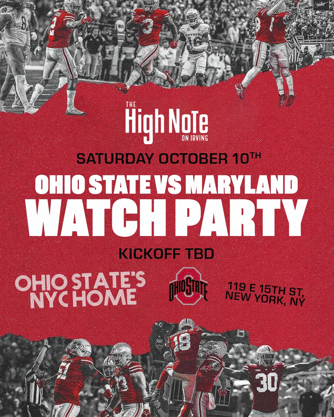 Ohio State vs Maryland Watch Party