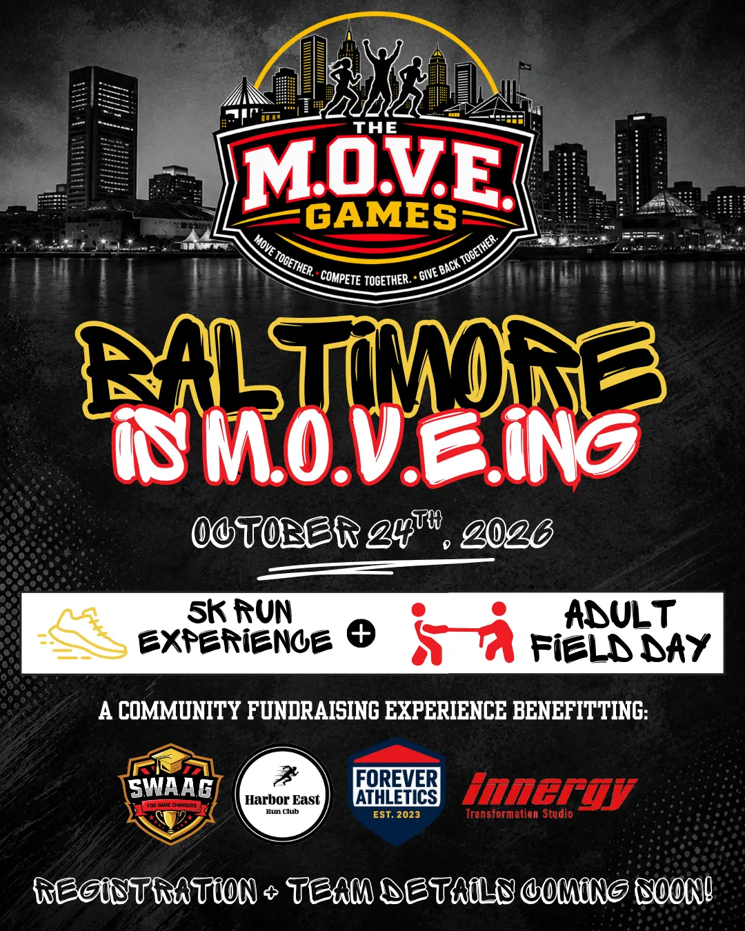 M.O.V.E GAMES: Fundraiser 5k & Field Day