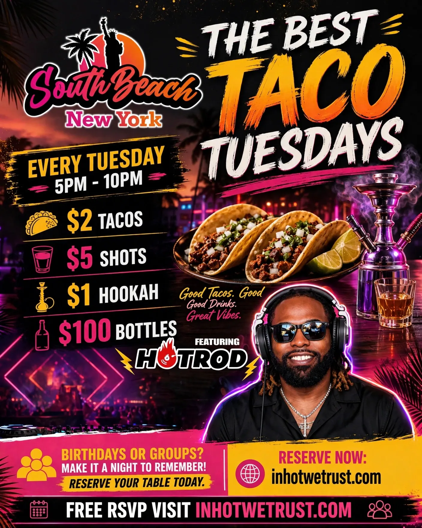 TACO TUESDAY AT SOUTH BEACH NYC