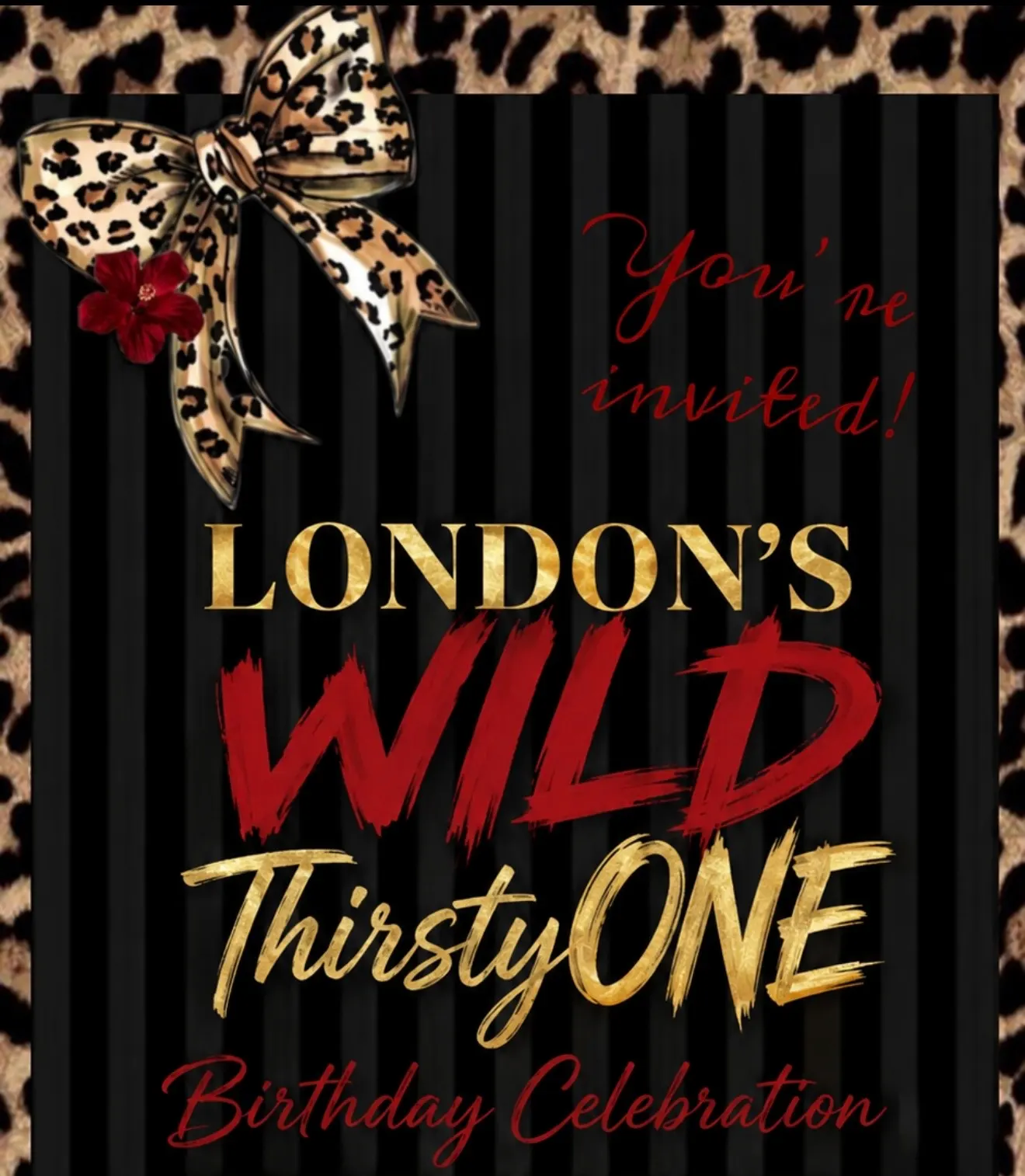 LONDON WILD ThirstyONE