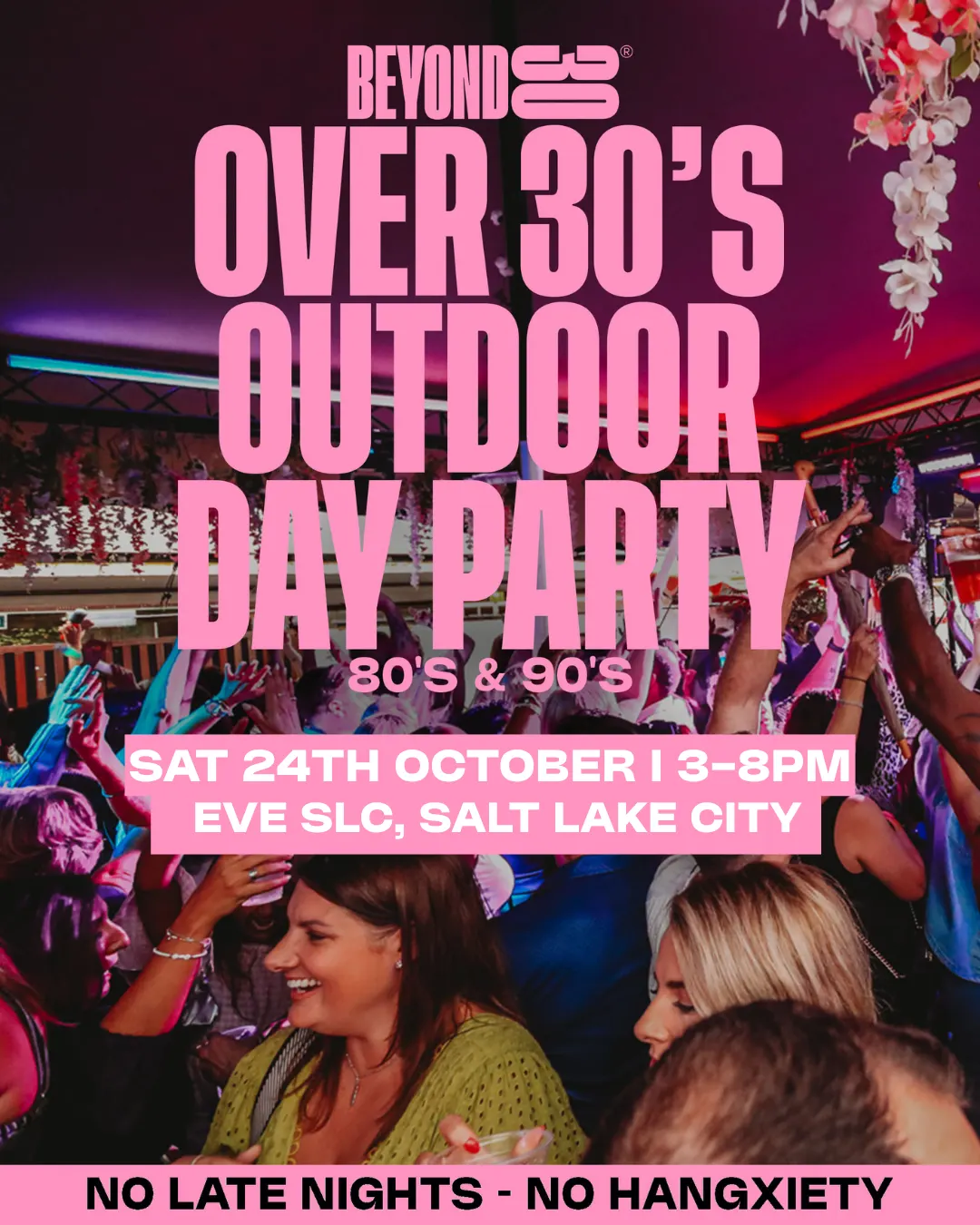 80s & 90s Over 30s Rooftop Daytime Clubbing - SALT LAKE CITY🕺🏽