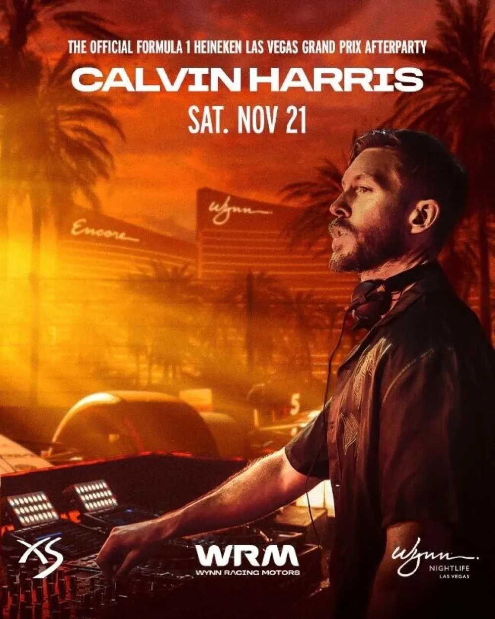 CALVIN HARRIS at XS Nightclub Sat, Nov 21 at 10:00 PM PST