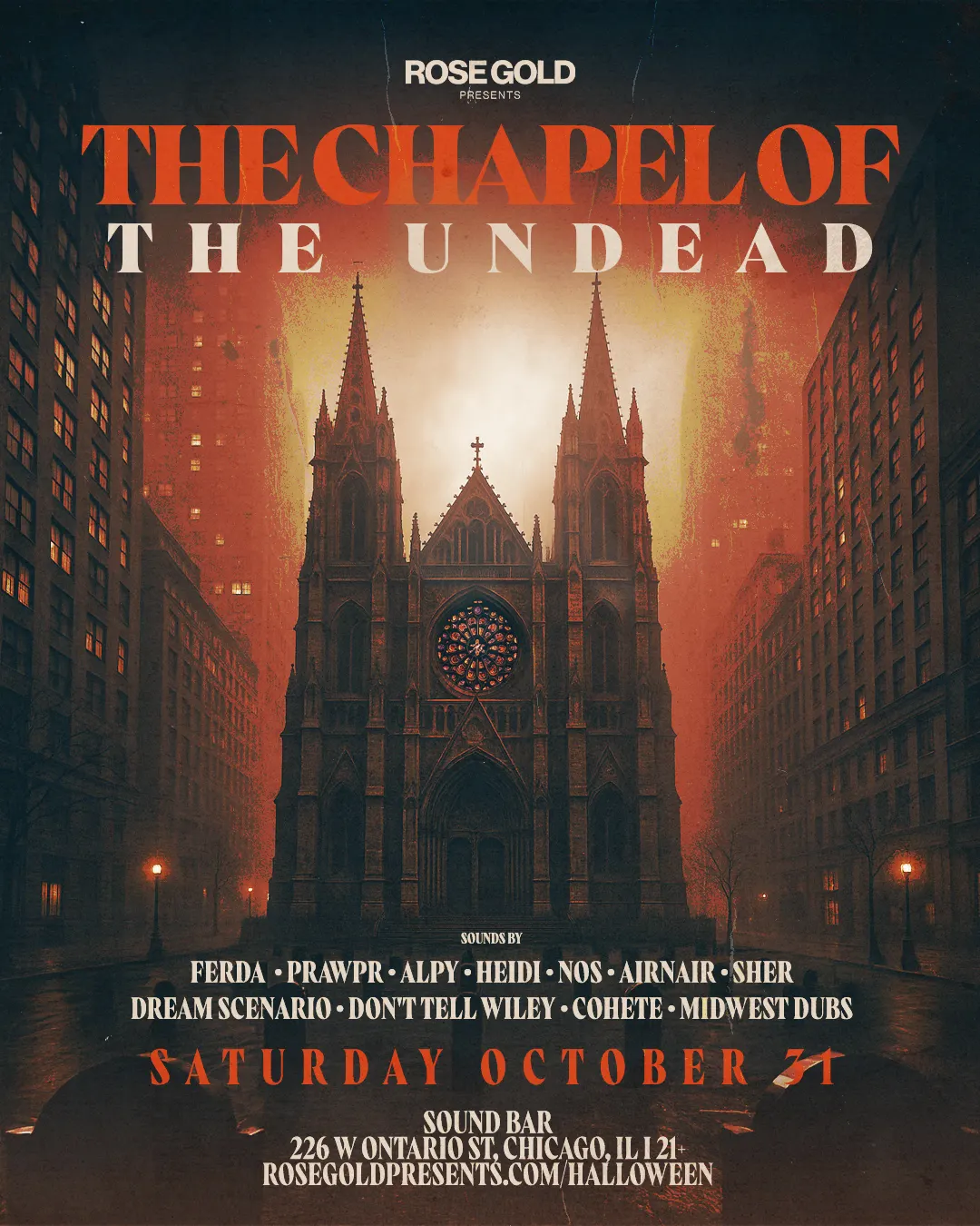 CHAPEL OF THE UNDEAD at Sound Bar - 10/31