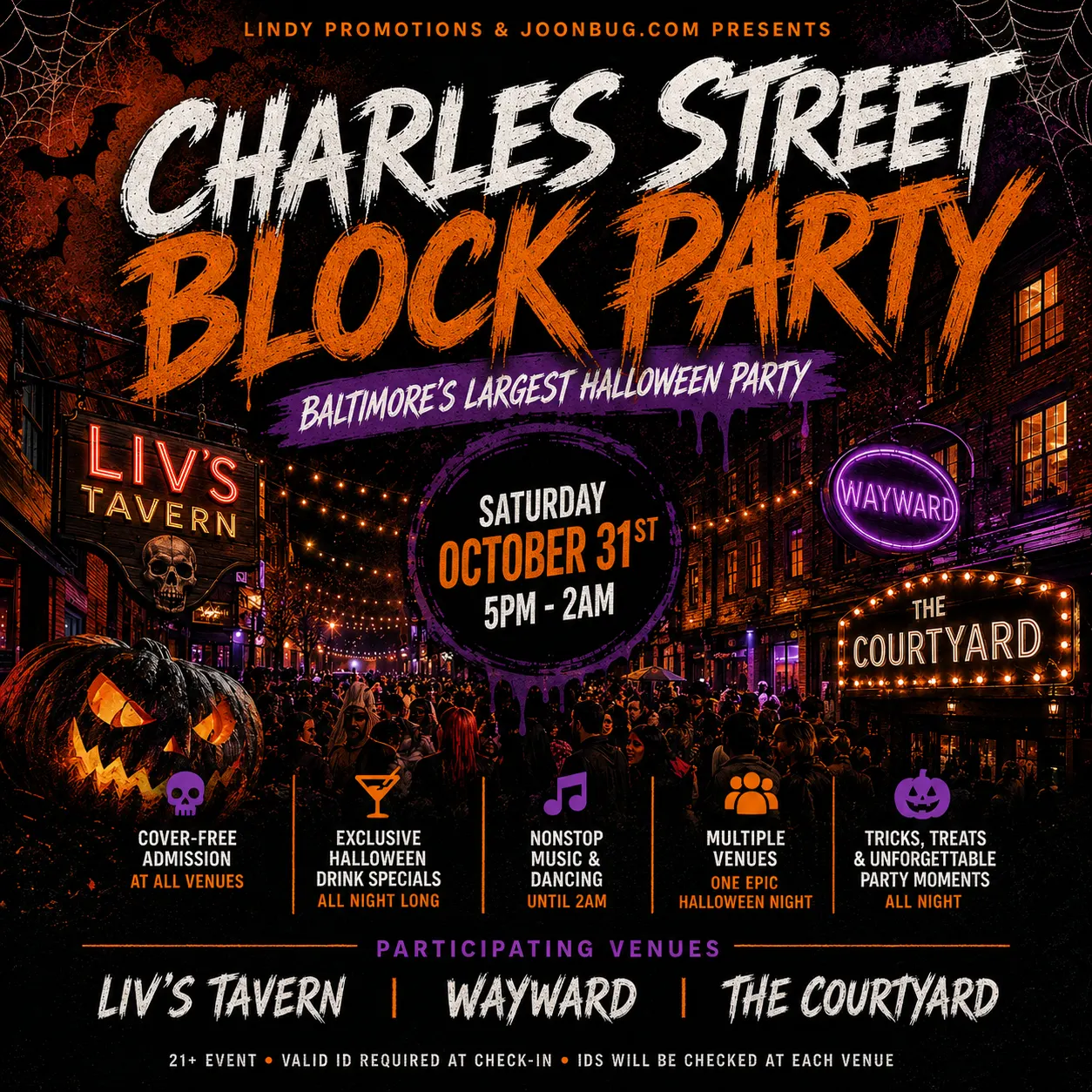 Baltimore's Charles Street Haunted Halloween Block Party