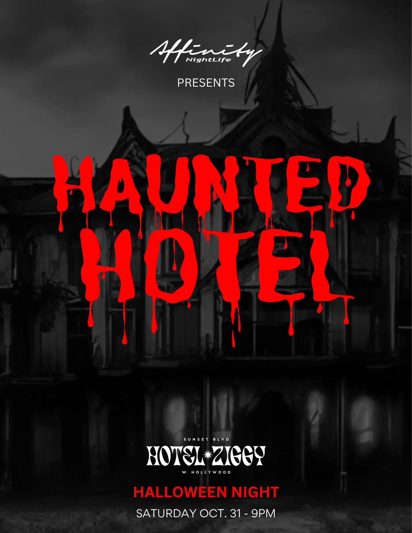 Haunted Hotel Halloween @ Hotel Ziggy